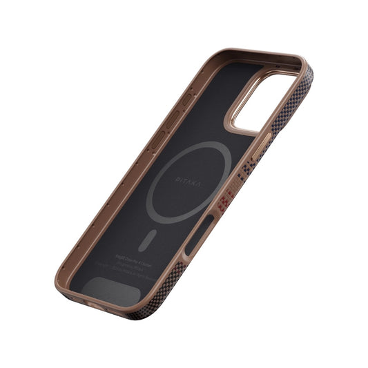 Pitaka Tactile Woven tok SUNSET Apple iPhone 16 Pro Max készülékhez - MagSafe rögzítéssel (KI1601SUM) -  iPhone 16 Pro Max tok a Domshop kínálatából