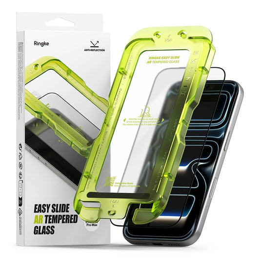 RINGKE EASY SLIDE ANTI REFLECTIVE temperált üveg kijelzővédő iPhone 17 Pro Max készülékhez átlátszó -  iPhone 17 Pro Max fólia a Domshop kínálatából