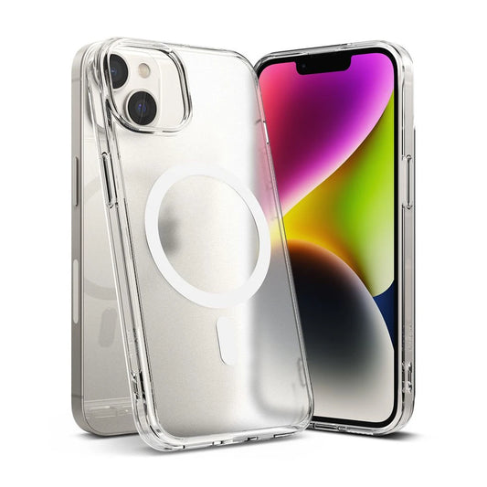RINGKE FUSION MAGNETIC MAGSAFE iPhone 14 Plus / 15 Plus készülékhez tok – MATTE CLEAR -  iPhone 15 Plus tok a Domshop kínálatából