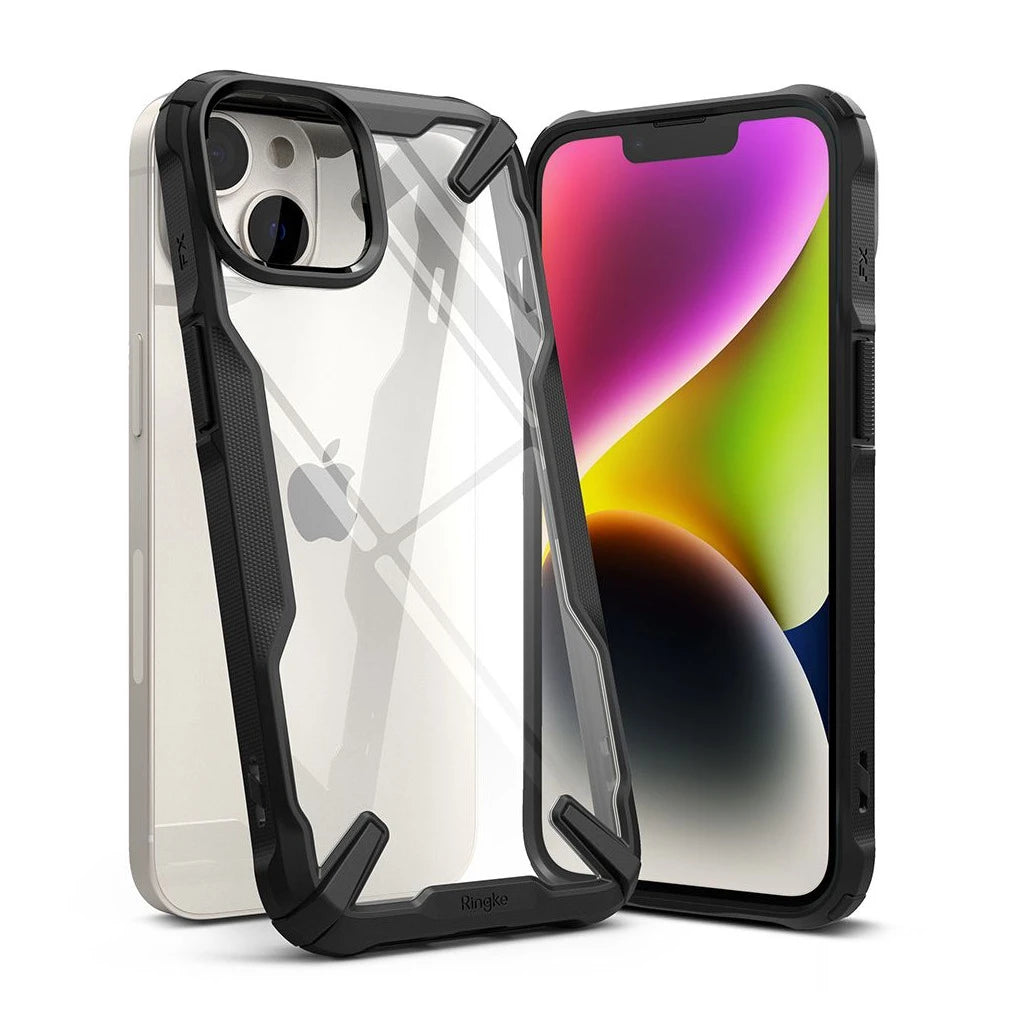 RINGKE FUSION X iPhone 14 Plus / 15 Plus készülékhez tok fekete -  iPhone 15 Plus tok a Domshop kínálatából