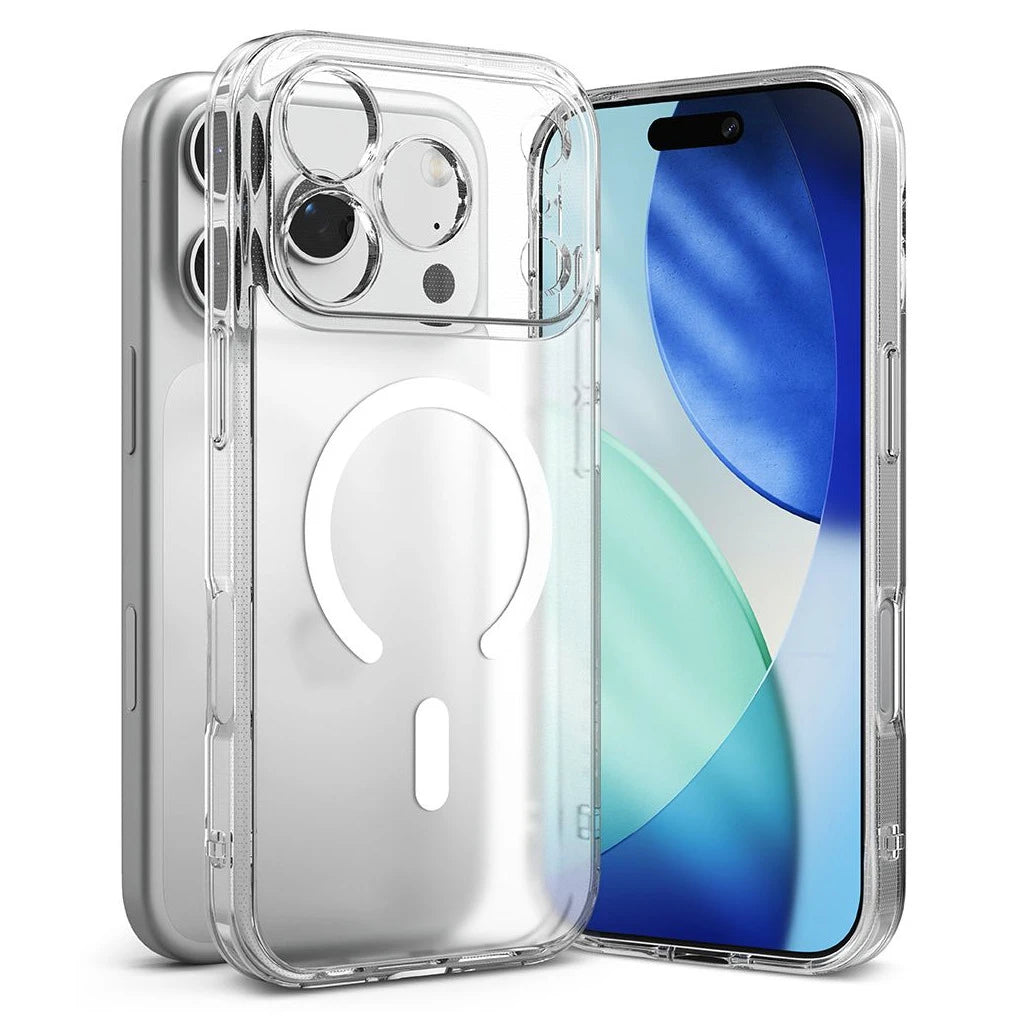 RINGKE FUSION mágneses MAGSAFE iPhone 17 Pro Max készülékhez tok – Matte Clear -  iPhone 17 Pro Max tok a Domshop kínálatából
