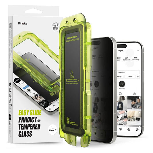 Ringke Easy Slide 2-Pack iPhone 17 készülékhez kijelzővédő Privacy -  iPhone 17 fólia a Domshop kínálatából