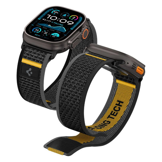 SPIGEN ATHLEX AIR Apple Watch készülékhez 8/9/10/11/SE/ULTRA (44/45/46/49 MM) tok ACTIVE fekete -  Apple Watch Szövet Szíjak a Domshop kínálatából