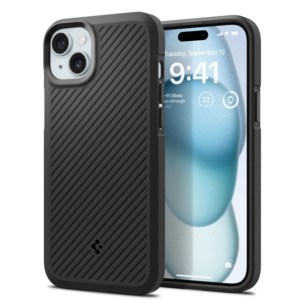 SPIGEN CORE ARMOR iPhone 15 Plus készülékhez tok – matt fekete -  iPhone 15 Plus tok a Domshop kínálatából