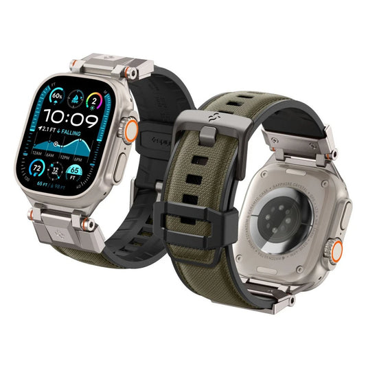 SPIGEN DURAPRO ARMOR Apple Watch 8/9/10/11/SE/ULTRA készülékhez tok (44/45/46/49 MM) militár zöld -  Apple Watch Szilikon Szíjak a Domshop kínálatából
