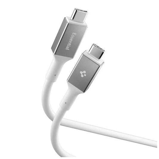 SPIGEN EB24012CC ESSENTIAL TYPE-C KÁBEL 240W 120CM fehér -  USB-C kábel a Domshop kínálatából