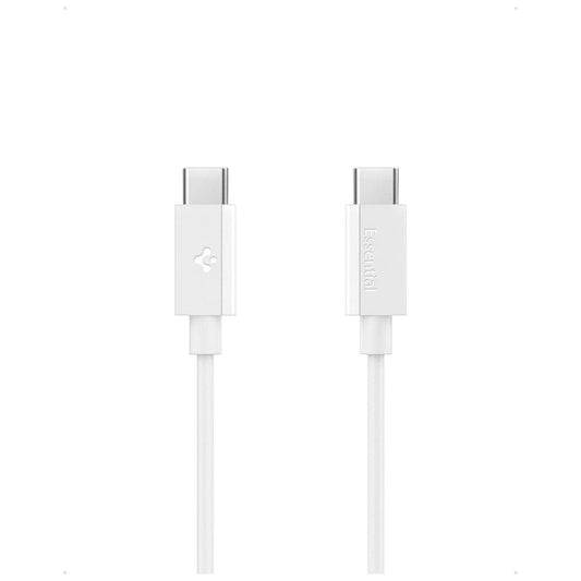 SPIGEN EB6010CC ESSENTIAL TYPE-C kábel 60W 100CM fehér -  USB-C kábel a Domshop kínálatából