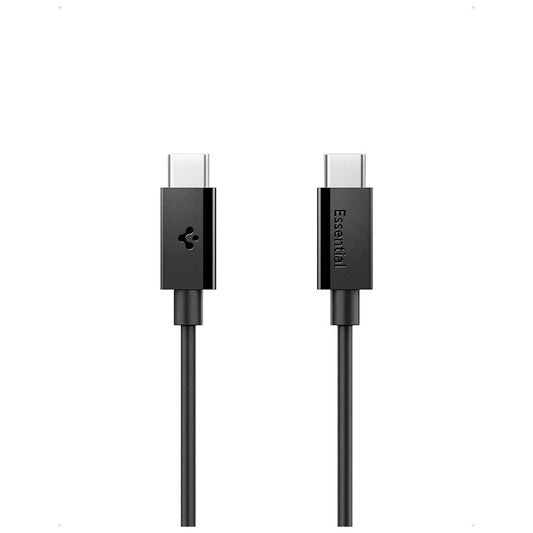 SPIGEN EB6020CC ESSENTIAL TYPE-C kábel 60W 200CM fekete -  USB-C kábel a Domshop kínálatából