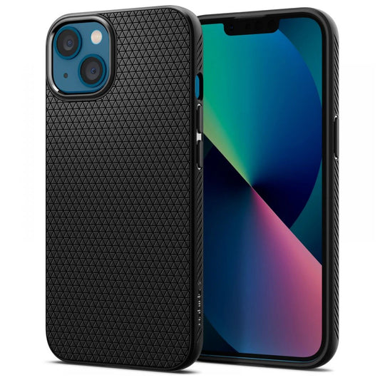 SPIGEN LIQUID AIR iPhone 13 készülékhez tok matt fekete -  iPhone 13/14 tok a Domshop kínálatából