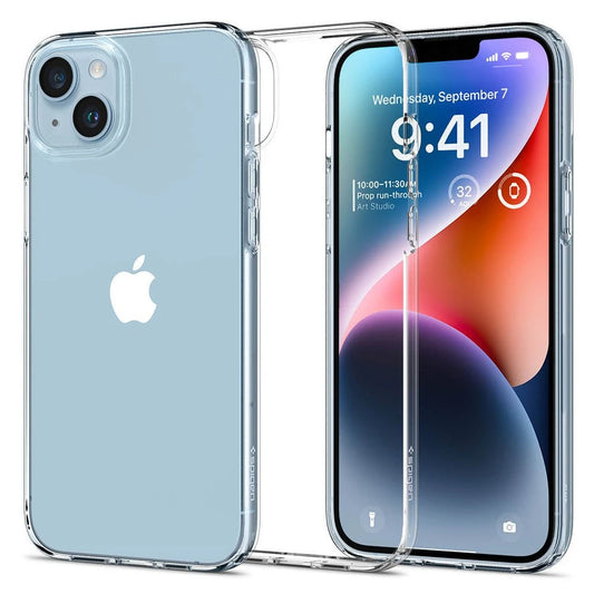 SPIGEN Liquid Crystal iPhone 14 készülékhez tok Crystal Clear -   a Domshop kínálatából