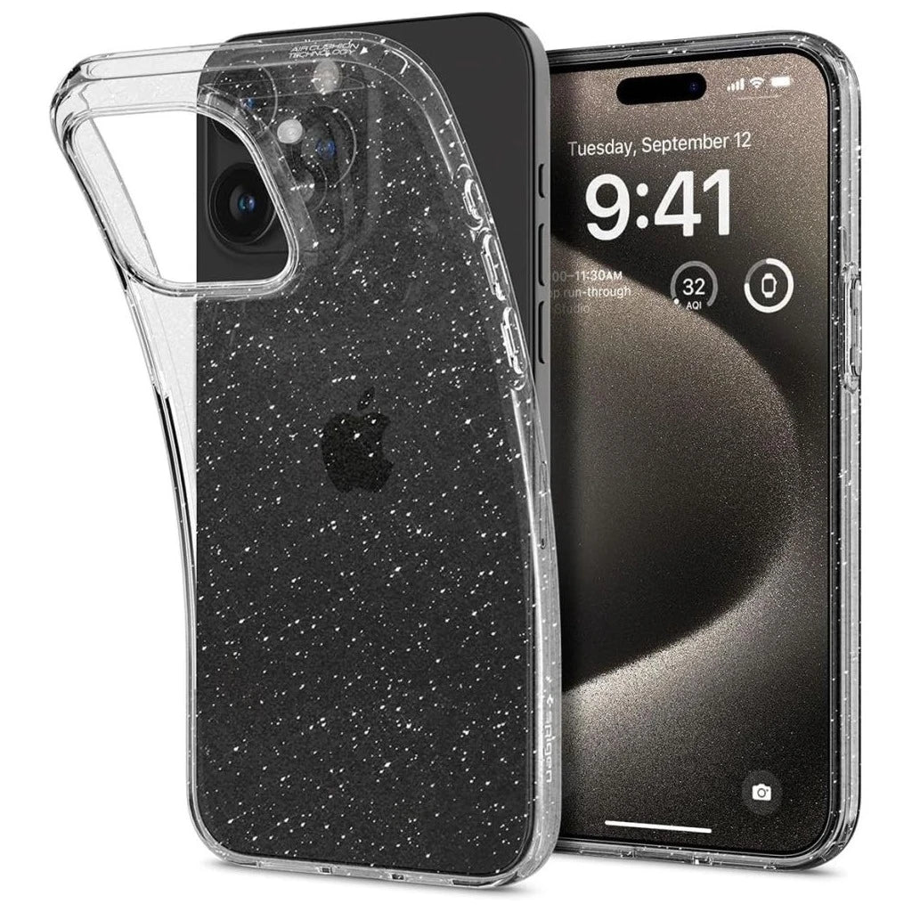 SPIGEN Liquid Crystal iPhone 15 Pro Max készülékhez tok Glitter Crystal -  iPhone 15 Pro Max tok a Domshop kínálatából