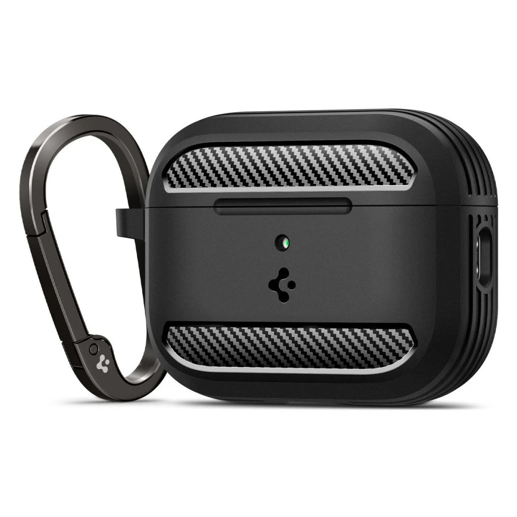 SPIGEN RUGGED ARMOR Apple AirPods Pro 3 készülékhez tok matt fekete -  AirPods Pro 3 tok a Domshop kínálatából