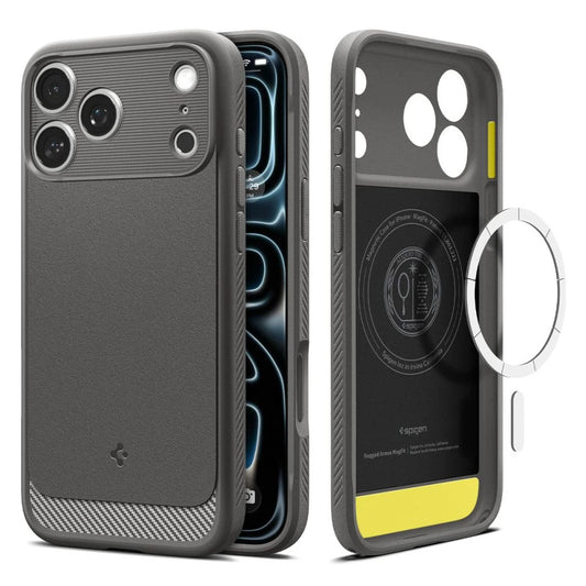 SPIGEN RUGGED ARMOR MAG MAGSAFE iPhone 17 Pro Max készülékhez tok szürke -  iPhone 17 Pro Max tok a Domshop kínálatából