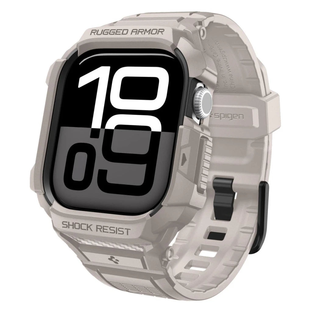 SPIGEN RUGGED ARMOR “PRO” V2 Apple Watch 10/11 (42 mm) készülékhez tok dűne bézs -  Apple Watch Tokok a Domshop kínálatából