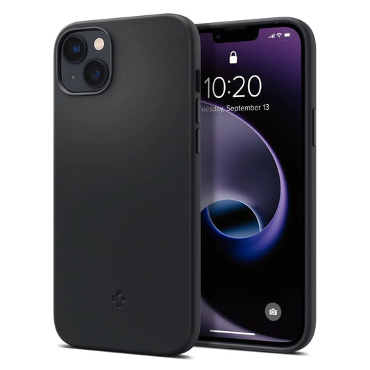 SPIGEN SILICONE FIT MAG MAGSAFE iPhone 14 Plus / 15 Plus készülékhez tok fekete -  iPhone 15 Plus tok a Domshop kínálatából
