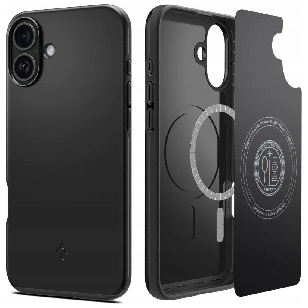 SPIGEN THIN FIT MAG MAGSAFE iPhone 16 Plus készülékhez tok fekete -  iPhone 16 Plus tok a Domshop kínálatából