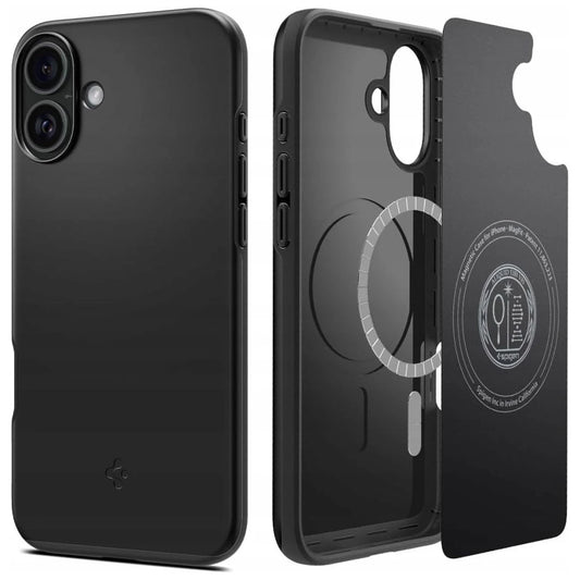 SPIGEN THIN FIT MAG MAGSAFE iPhone 16 Plus készülékhez tok fekete -  iPhone 16 Plus tok a Domshop kínálatából