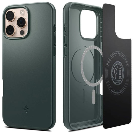 SPIGEN THIN FIT MAG MAGSAFE iPhone 16 Pro Max készülékhez tok Abyss zöld -  iPhone 16 Pro Max tok a Domshop kínálatából