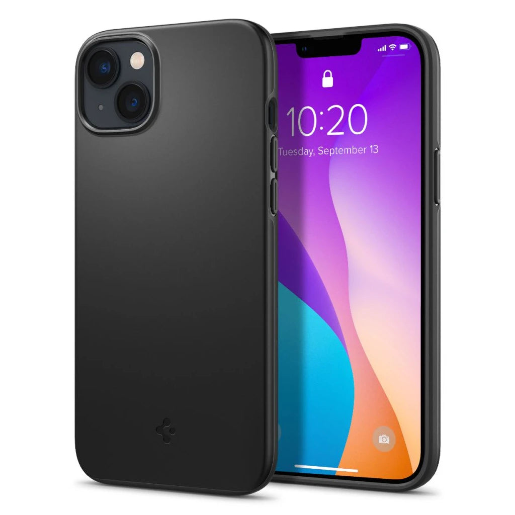 SPIGEN THIN FIT iPhone 14 Plus / 15 Plus készülékhez tok fekete -  iPhone 15 Plus tok a Domshop kínálatából