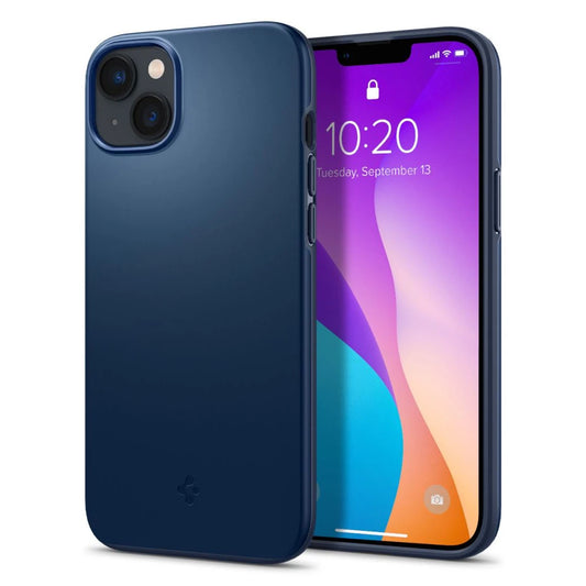 SPIGEN THIN FIT iPhone 14 Plus / 15 Plus készülékhez tok tengerészkék -  iPhone 15 Plus tok a Domshop kínálatából
