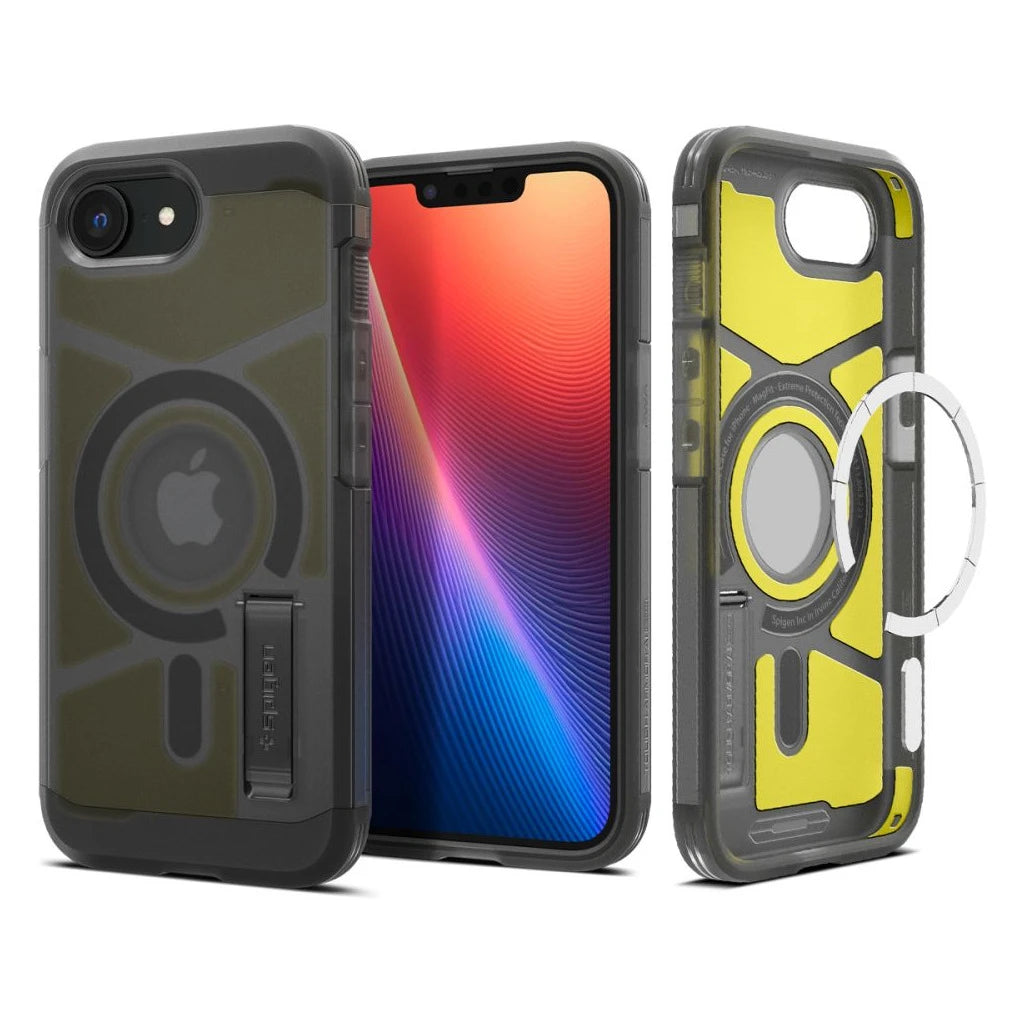 SPIGEN TOUGH ARMOR MAG MAGSAFE iPhone 16E készülékhez tok frost fekete -  iPhone 16e tok a Domshop kínálatából