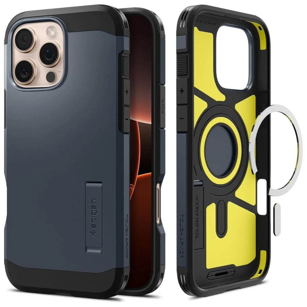 SPIGEN Tough Armor MAG MagSafe iPhone 16 Pro Max tok készülékhez metál palétaszürke -  iPhone 16 Pro Max tok a Domshop kínálatából