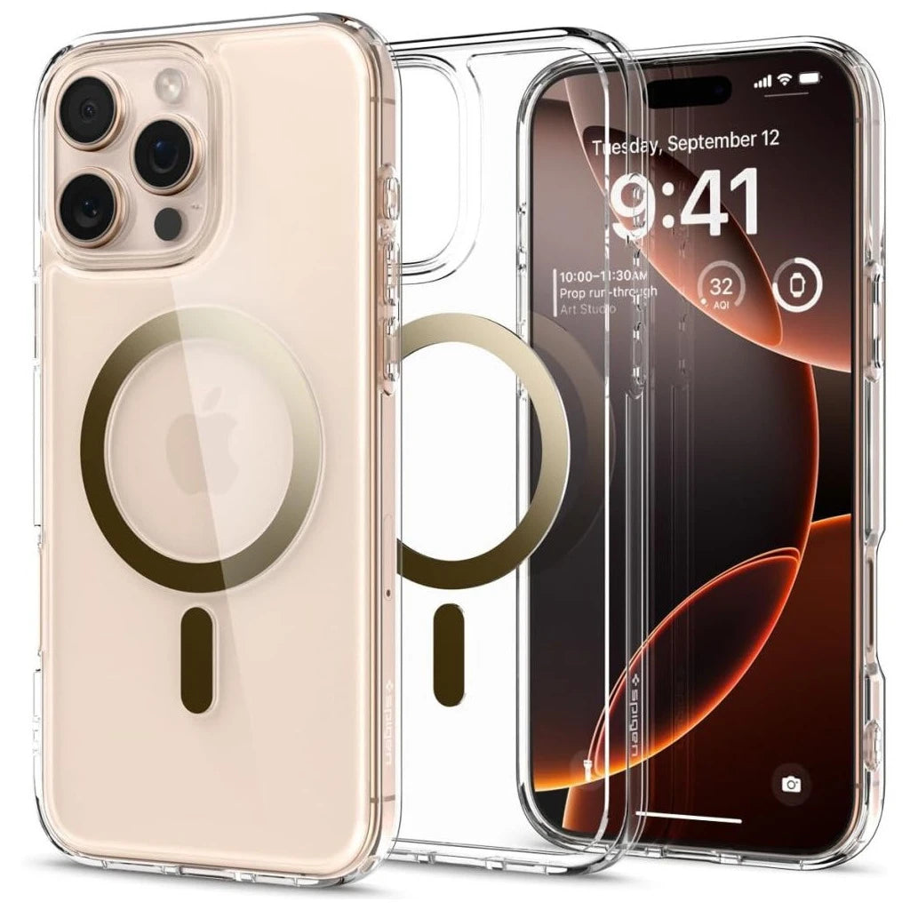 SPIGEN ULTRA HYBRID MAG MAGSAFE iPhone 16 Pro Max készülékhez tok arany -  iPhone 16 Pro Max tok a Domshop kínálatából