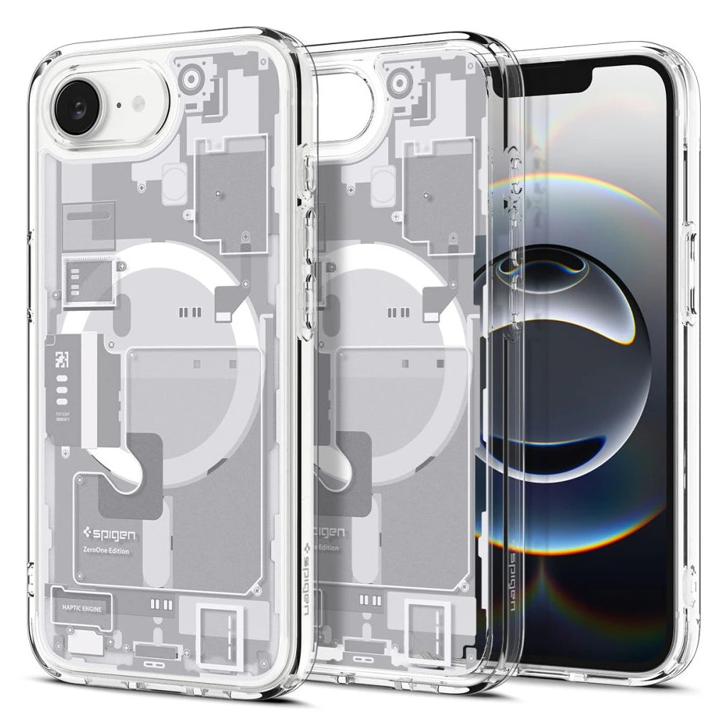 SPIGEN ULTRA HYBRID MAG MAGSAFE iPhone 16E készülékhez Zero One tok fehér -  iPhone 16e tok a Domshop kínálatából