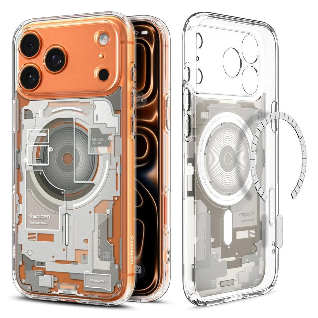 SPIGEN ULTRA HYBRID MAG MAGSAFE iPhone 17 Pro készülékhez Zero One tok természetes titán -  iPhone 17 Pro tok a Domshop kínálatából