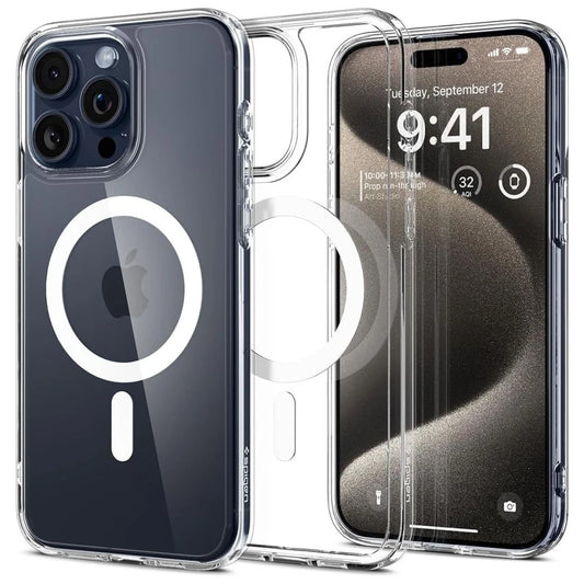 SPIGEN ULTRA HYBRID MAG MAGSAFE tok iPhone 15 Pro Max készülékhez fehér -  iPhone 15 Pro Max tok a Domshop kínálatából