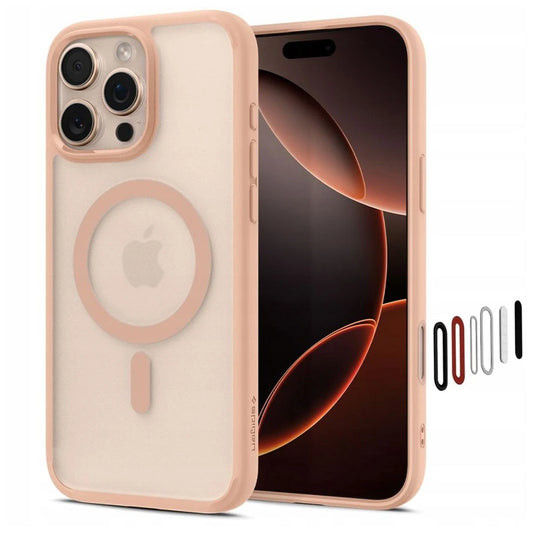 SPIGEN ULTRA HYBRID “T” MAG MAGSAFE iPhone 16 Pro készülékhez tok fagyott rózsaszín titán -  iPhone 16 Pro tok a Domshop kínálatából
