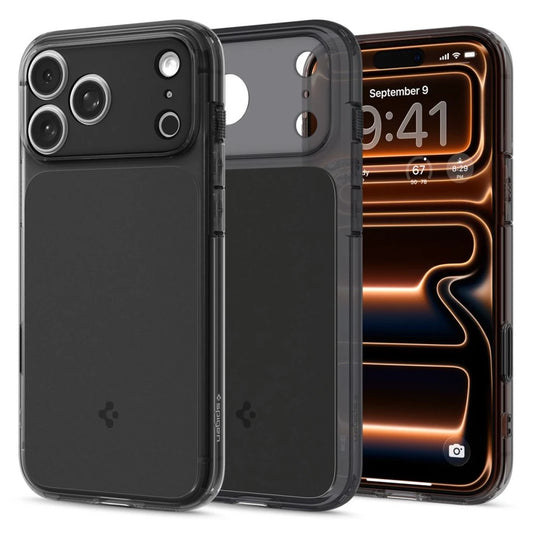 SPIGEN ULTRA HYBRID "T" MAG MAGSAFE tok iPhone 17 Pro Max készülékhez, matt fekete -  iPhone 17 Pro Max tok a Domshop kínálatából