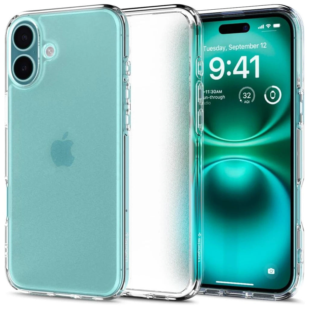 SPIGEN ULTRA HYBRID iPhone 16 készülékhez tok FROST CLEAR -  iPhone 16 tok a Domshop kínálatából