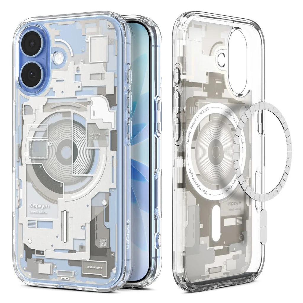 SPIGEN Ultra Hybrid MAG MagSafe iPhone 17 készülékhez Zero One tok természetes titán -  iPhone 17 tok a Domshop kínálatából