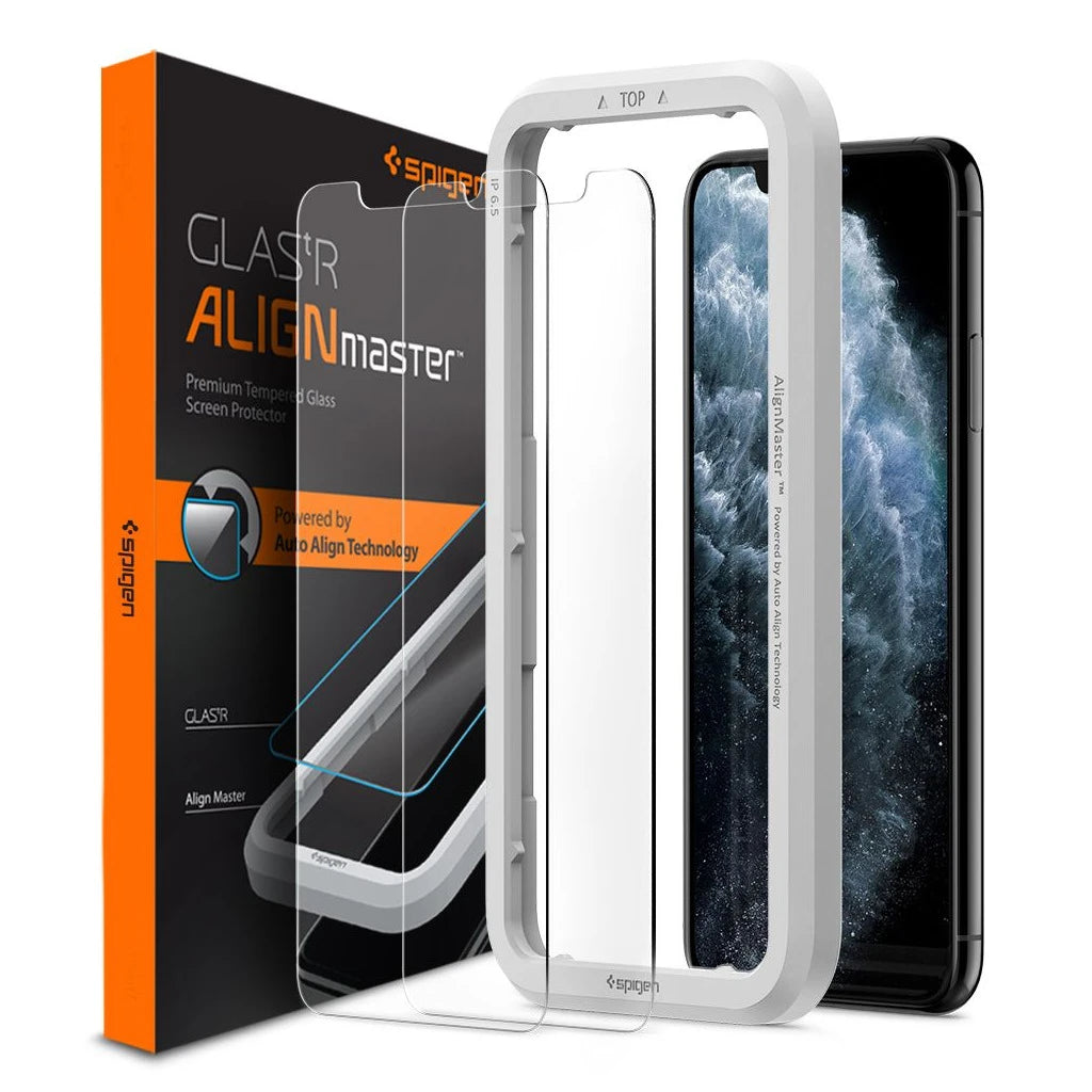 Spigen ALM Glas.Tr Slim 2-Pack iPhone 11 / XR készülékhez temperált üveg kijelzővédő, átlátszó -  iPhone XR/11 fólia a Domshop kínálatából