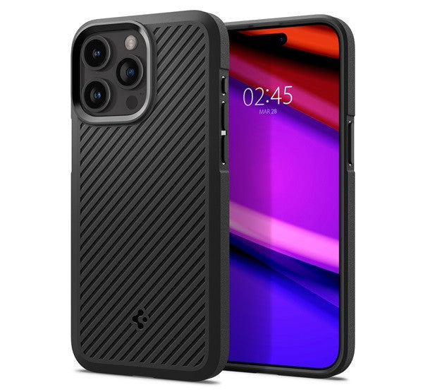 Spigen Core Armor Apple iPhone 15 Pro Max tok, Matte Black, fekete -  iPhone 15 Pro Max tok a Domshop kínálatából