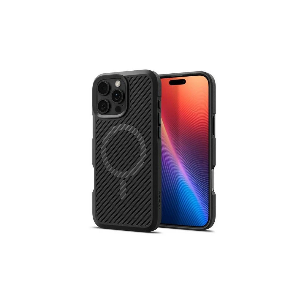 Spigen Core Armor MAG iPhone 16 Pro Max készülékhez 6.9" MagSafe ACS08024 matt fekete -  iPhone 16 Pro Max tok a Domshop kínálatából