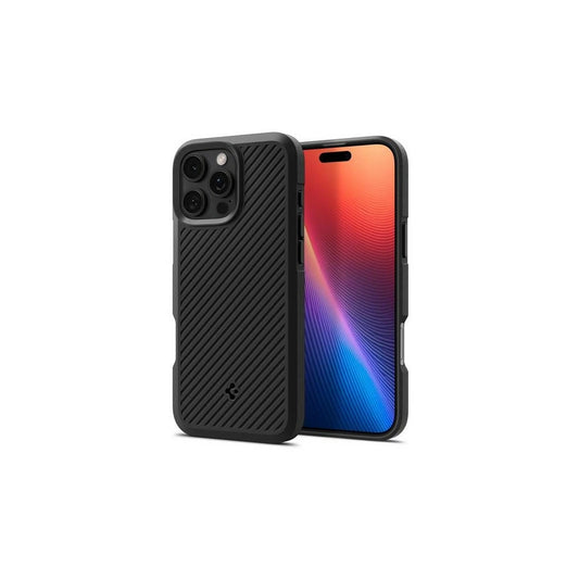 Spigen Core Armor iPhone 16 Pro Max készülékhez tok 6.9" matt fekete ACS08023 -  iPhone 16 Pro Max tok a Domshop kínálatából