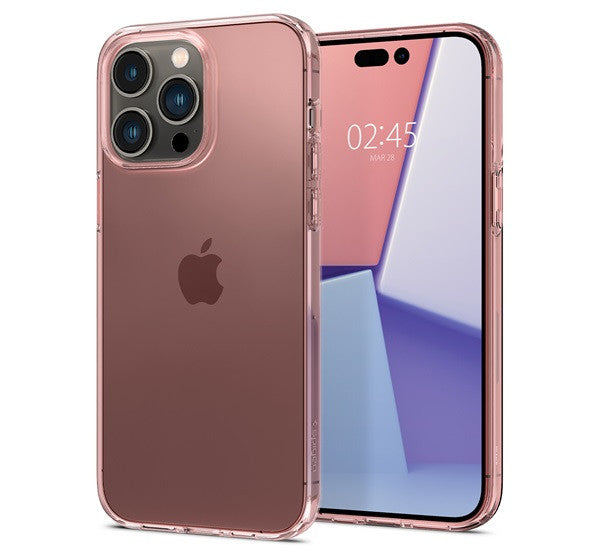 Spigen Crystal Flex Apple iPhone 14 Pro tok, Rose Crystal, rózsaszín-átlátszó -  iPhone 14 Pro tok a Domshop kínálatából