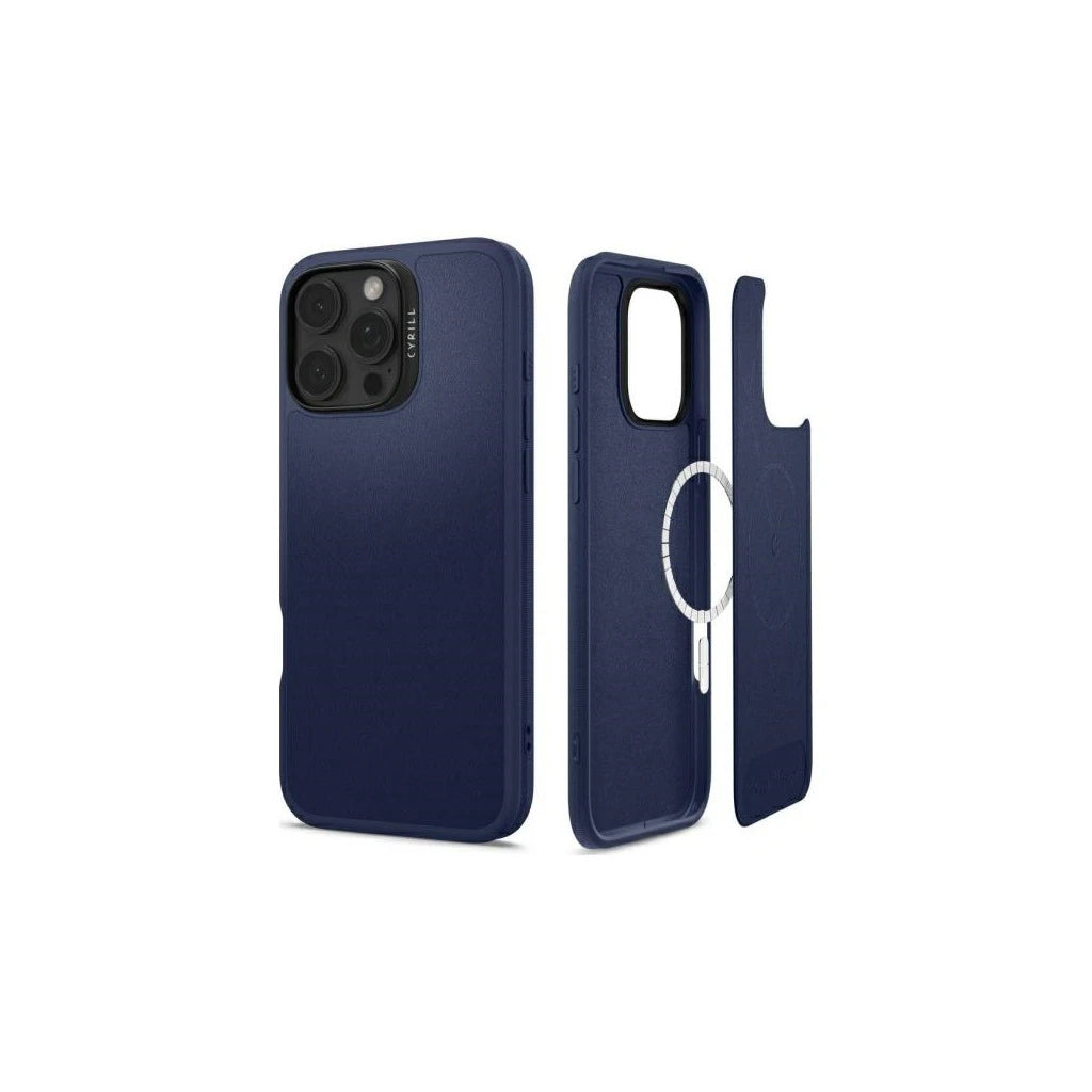 Spigen Cyrill Kajuk MAG iPhone 16 Pro Max készülékhez tok 6.9" MagSafe tengerészkék ACS08399 -  iPhone 16 Pro Max tok a Domshop kínálatából