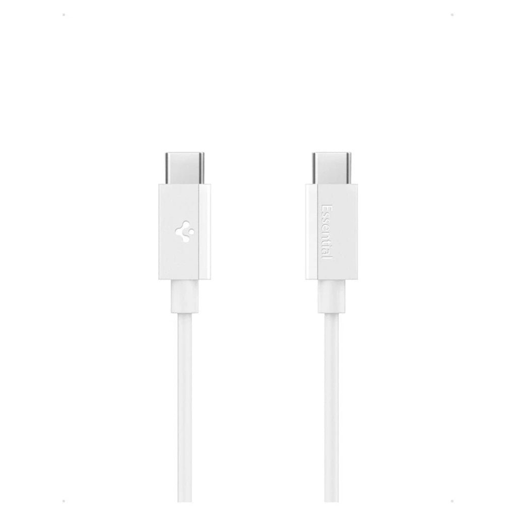 Spigen EB6020CC Essential USB-C kábel 60W 2m fehér -  USB-C kábel a Domshop kínálatából