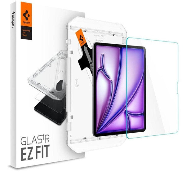 Spigen Glas.tR EZ Fit Apple iPad Air 13" (2024 / 2025) tempered kijelzővédő fólia felhelyező kerettel (1db) -  iPad Air 13" (2024/2025) fólia a Domshop kínálatából