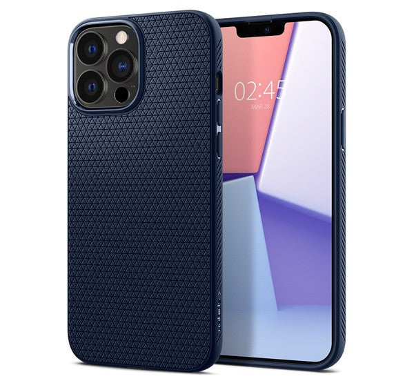 Spigen Liquid Air Apple iPhone 13 Pro tok, Navy Blue, sötétkék -  iPhone 13 Pro tok a Domshop kínálatából