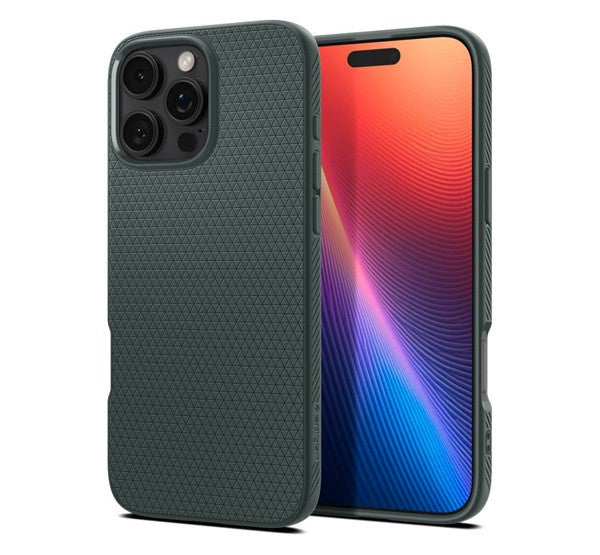 Spigen Liquid Air Apple iPhone 16 Pro tok Abyss Green, zöld -  iPhone 16 Pro tok a Domshop kínálatából