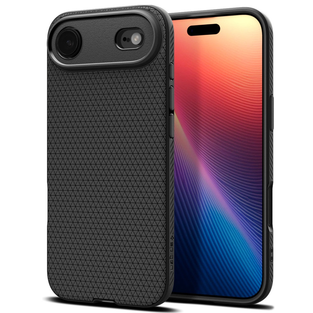 Spigen Liquid Air Apple iPhone Air (2025) tok, Matte Black, fekete -  iPhone 17 Air tok a Domshop kínálatából
