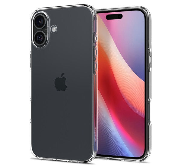Spigen Liquid Crystal Apple iPhone 16 Plus tok, Crystal Clear, átlátszó ACS08064 -  iPhone 16 Plus tok a Domshop kínálatából