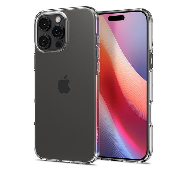 Spigen Liquid Crystal Apple iPhone 16 Pro tok, Crystal Clear, átlátszó ACS08112 -  iPhone 16 Pro tok a Domshop kínálatából