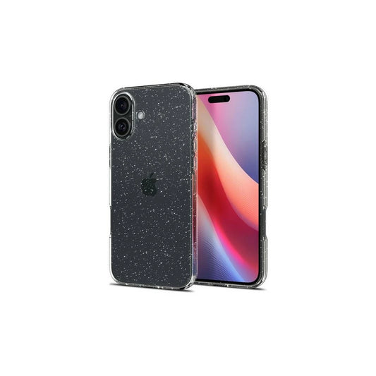 Spigen Liquid Crystal iPhone 16 Plus készülékhez 6.7" Glitter crystal kijelzővédő ACS08065 -  iPhone 16 Pro tok a Domshop kínálatából