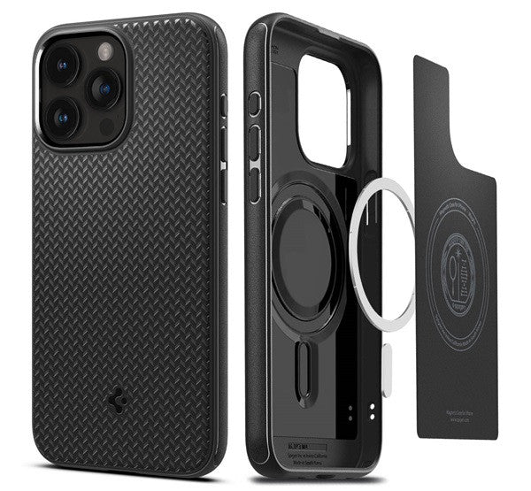 Spigen Mag Armor MagFit Apple iPhone 15 Pro tok, MagSafe, Matte Black, fekete -  iPhone 15 Pro tok a Domshop kínálatából