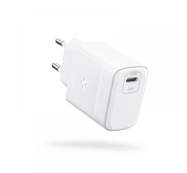 Spigen PowerArc PE2011 hálózati töltő adapter USB-C, 20W, fehér -  Adapter a Domshop kínálatából